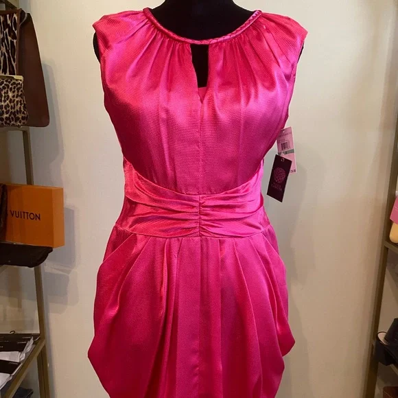 dress pink and blue Baby Pink and Sky Blue Color Gradient Gown with Detachable Belt.   www.liandli.in